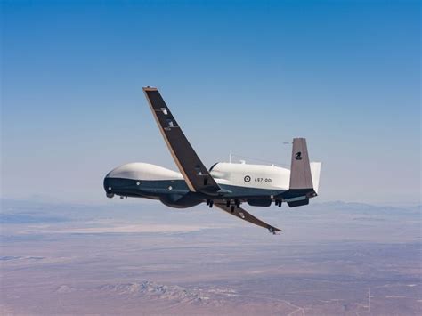Northrop Grumman MQ-4C Triton maritime surveillance drone in flight