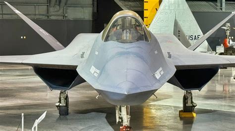 Northrop YF-23 stealth fighter prototype during advanced tactical fighter trials