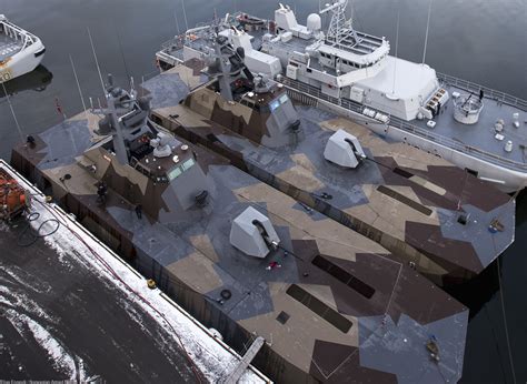 Norwegian Skjold-class corvette KNM Skudd underway, 2020