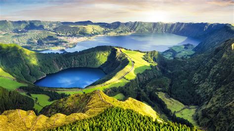 Norwegian Sky cruising past volcanic cliffs in the Azores archipelago