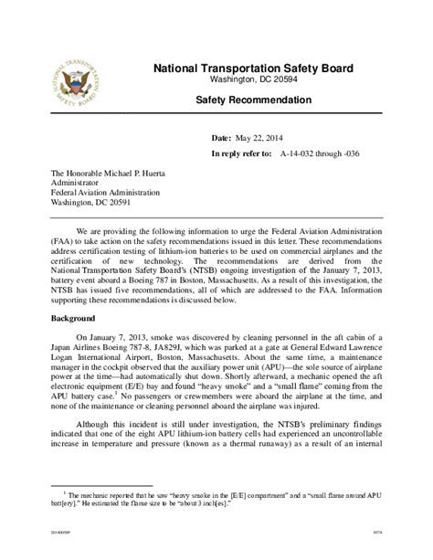 NTSB safety recommendation briefing with officials and transportation experts