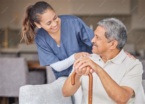 nurse next door caregiver assisting elderly patient at home in British Columbia