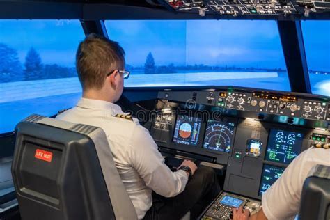 older adult in pilot training simulator with instructor guidance