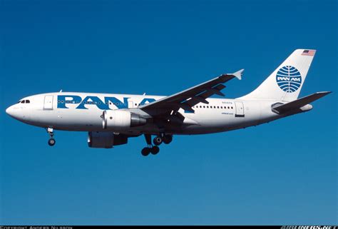 Pan Am Airbus A310 aircraft, part of the fleet modernization effort