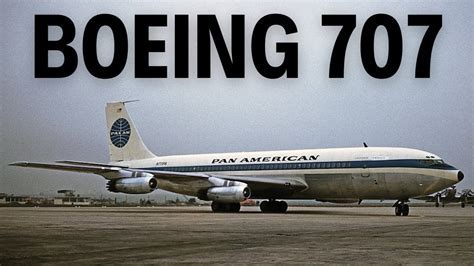 Pan Am Boeing 707 jetliner, an icon of the Jet Age
