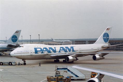 Pan Am Boeing 747 early livery JFK airport 1970