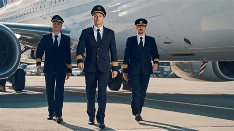 pan am pilot crew walking through miami terminal in classic uniform