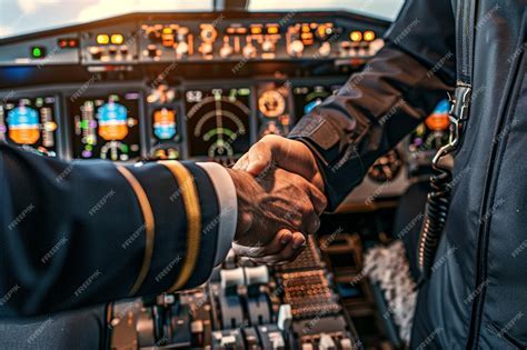 part 135 pilot shaking hands with chief pilot after job interview