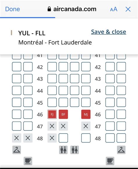 passengers boarding Air Canada flight to Latin America with tropical destination signage