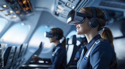 passengers inside cockpit simulator experiencing touch and go exercise for awareness training