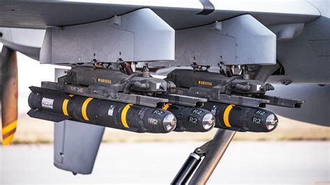 payload bay of an MQ-9 Reaper showing Hellfire missiles and GBU-12 bombs