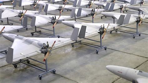 PBAS low-cost attack drone on launch stand, U.S. Army training ground