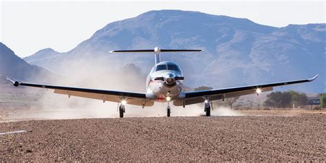 pc-12ng short field landing training during checkride