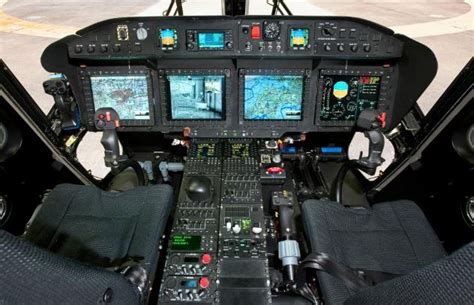 Philippine Navy AW159 Wildcat cockpit showing multi-function displays and avionics layout