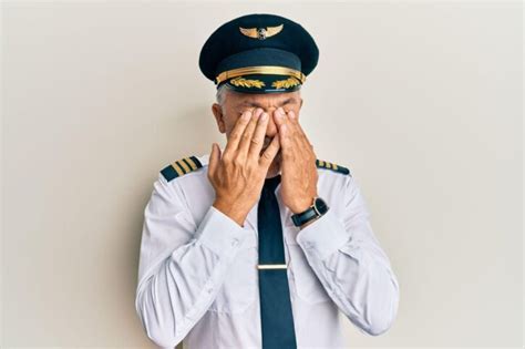 pilot undergoing psychological assessment post-flight incident