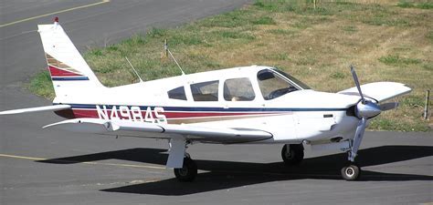 Piper Arrow II with extended fuselage and new rudder design