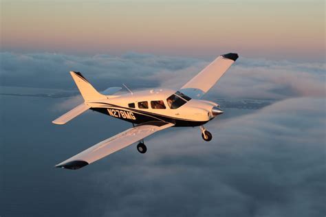 Piper Seminole aircraft in flight