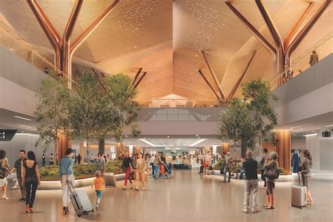 Pittsburgh International Airport new terminal interior architecture