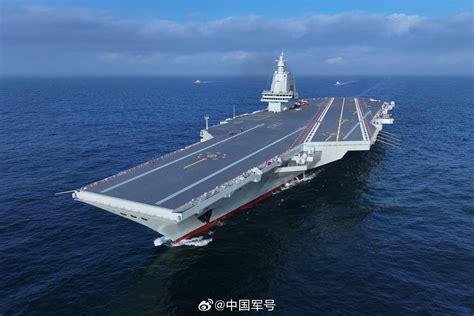 PLAN engineers onboard Fujian testing control systems during trial run