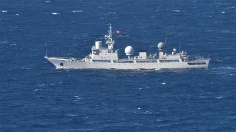 PLAN Tianwangxing ship radar and surveillance systems close-up view