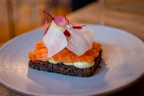 Plated dish representing New Nordic Cuisine Copenhagen