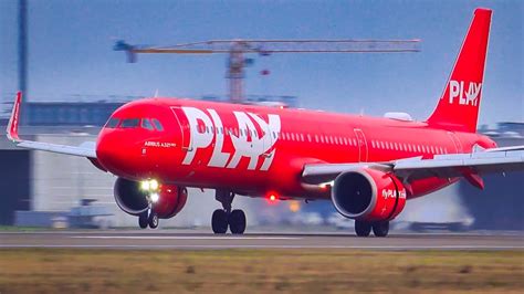 PLAY A321neo taxiing at Berlin Brandenburg Airport in 2022