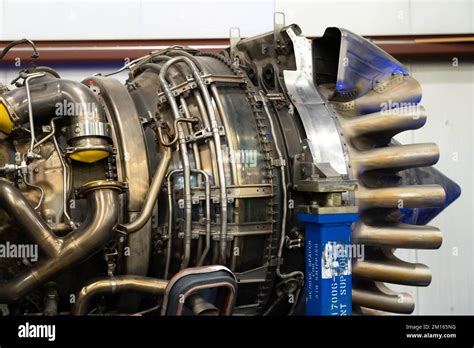 Pratt and Whitney PW6000 engine mounted on Airbus A318 wing