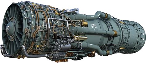 Pratt Whitney J58 engine displayed with exposed bypass tubes