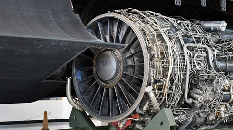 pratt whitney j58 turbojet engine internal view