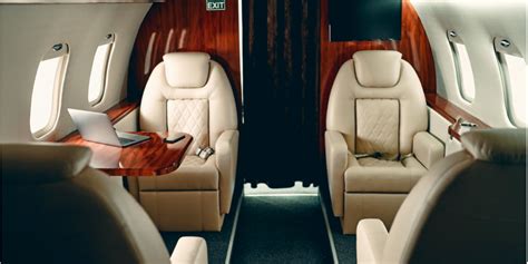 private jet empty leg luxury cabin no passengers
