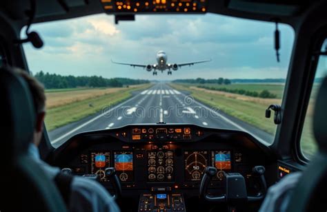 private jet on runway with pilot in cockpit awaiting takeoff