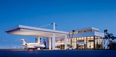 Private jet on the tarmac at Opa-locka Executive Airport OPF