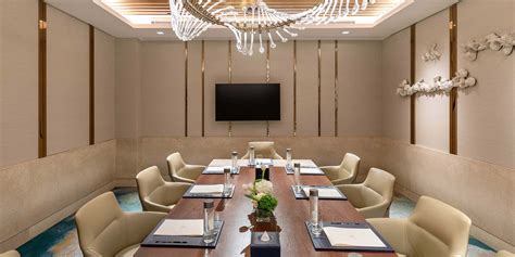 private jet onboard business meeting luxury conference table
