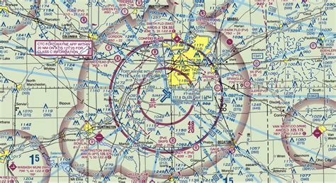 private pilot navigating complex airspace using sectional charts and avionics