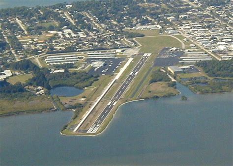 Private planes at Merritt Island Airport runway