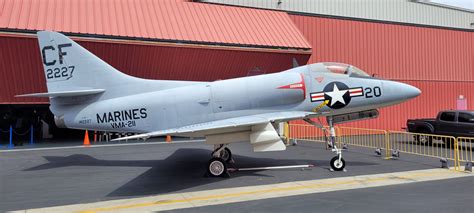 privately owned Douglas A-4 Skyhawk preparing for airshow takeoff
