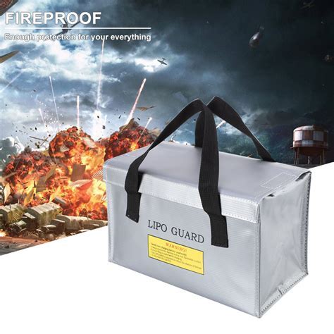 production crew lithium batteries fireproof bag in carryon luggage