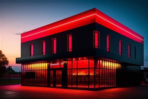 PRYSM Nightclub entrance and exterior view at night