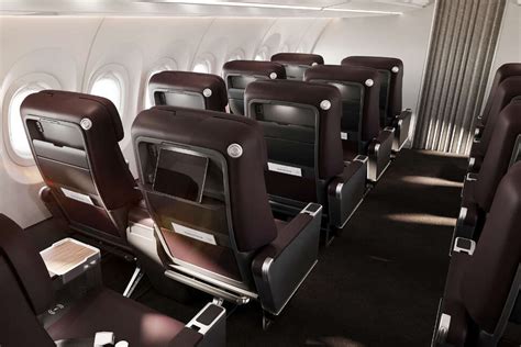 Qantas A321XLR Business Class cabin interior