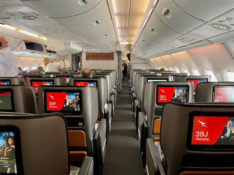 qantas a380 cabin flex configuration showing expanded premium economy section