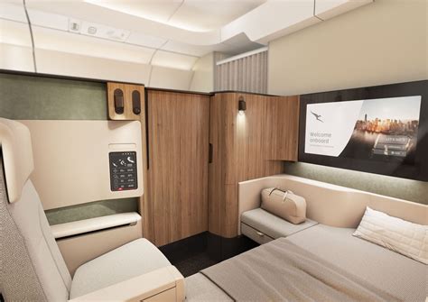 Qantas Airbus A350-1000 Project Sunrise cabin concept rendering