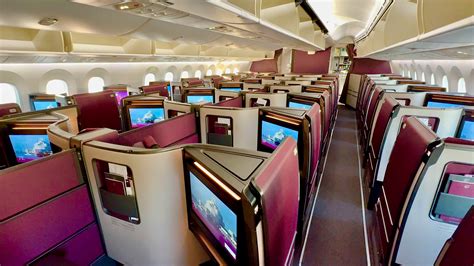 Qantas Boeing 787-9 Dreamliner economy seats with seatback entertainment screens