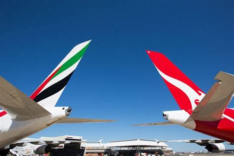 Qantas Emirates partnership Dubai International Airport A380