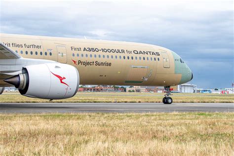 Qantas Project Sunrise A350-1000ULR Sydney London ultra long haul flight