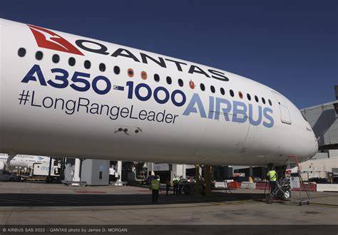 Qantas Project Sunrise Airbus A350-1000ULR prepared for 22-hour Sydney London flights