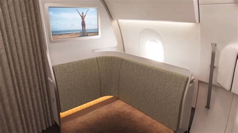 Qantas wellbeing zone stretching area hydration station ultra long haul cabin