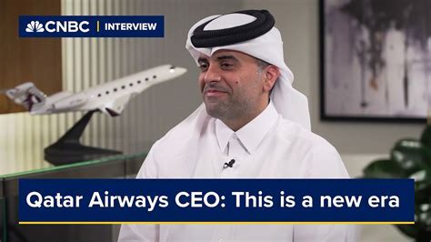 Qatar Airways CEO announcing Airbus fleet strategy to media at press conference