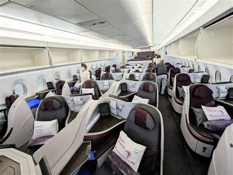 Qatar Airways economy class seat recline and comfort setup on Airbus A350 in 2025