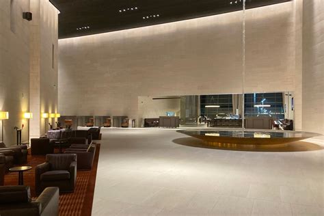 qatar al safwa first lounge sandstone architecture