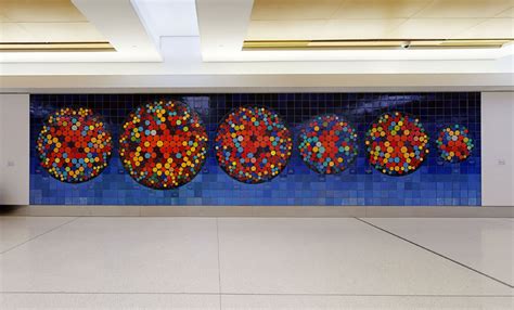queens museum curated art inside delta terminal c at laguardia